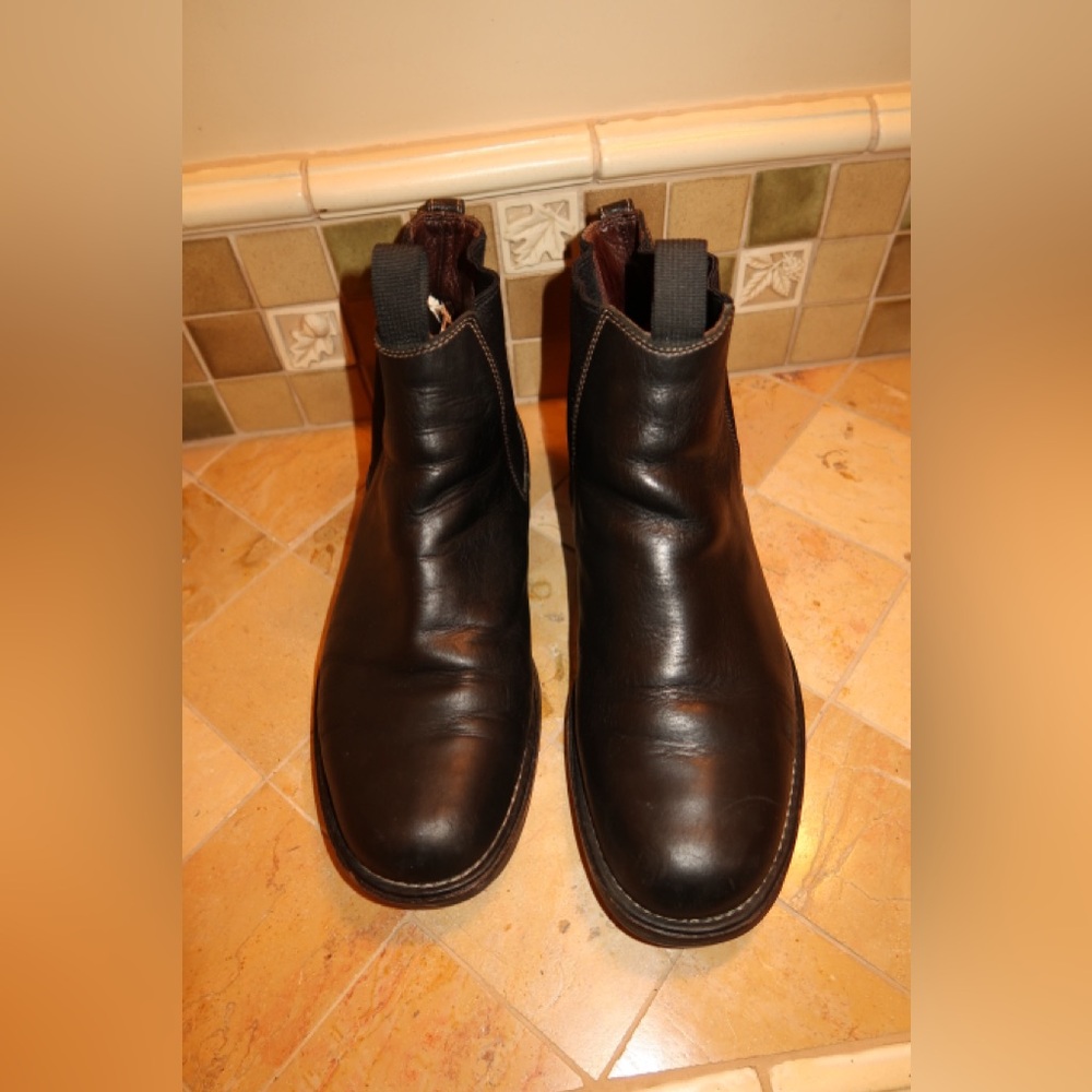 TIMBERLAND Waterproof Black Leather Chelsea Boots - Picture 7 of 9